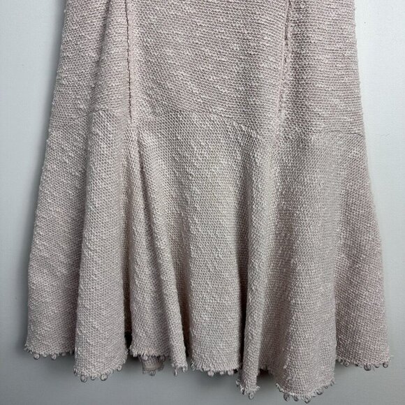 REBECCA TAYLOR Stretch Boucle Dress, Women's Size 6 Ivory Cream - Picture 7 of 16